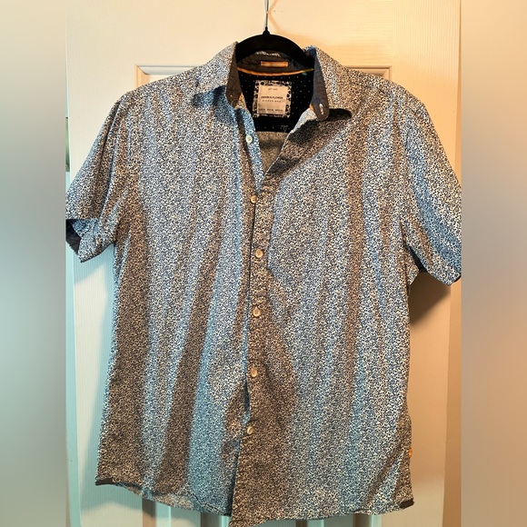 Flower Plant Bottoming Shirt Half Sleeve Simple Cartoon